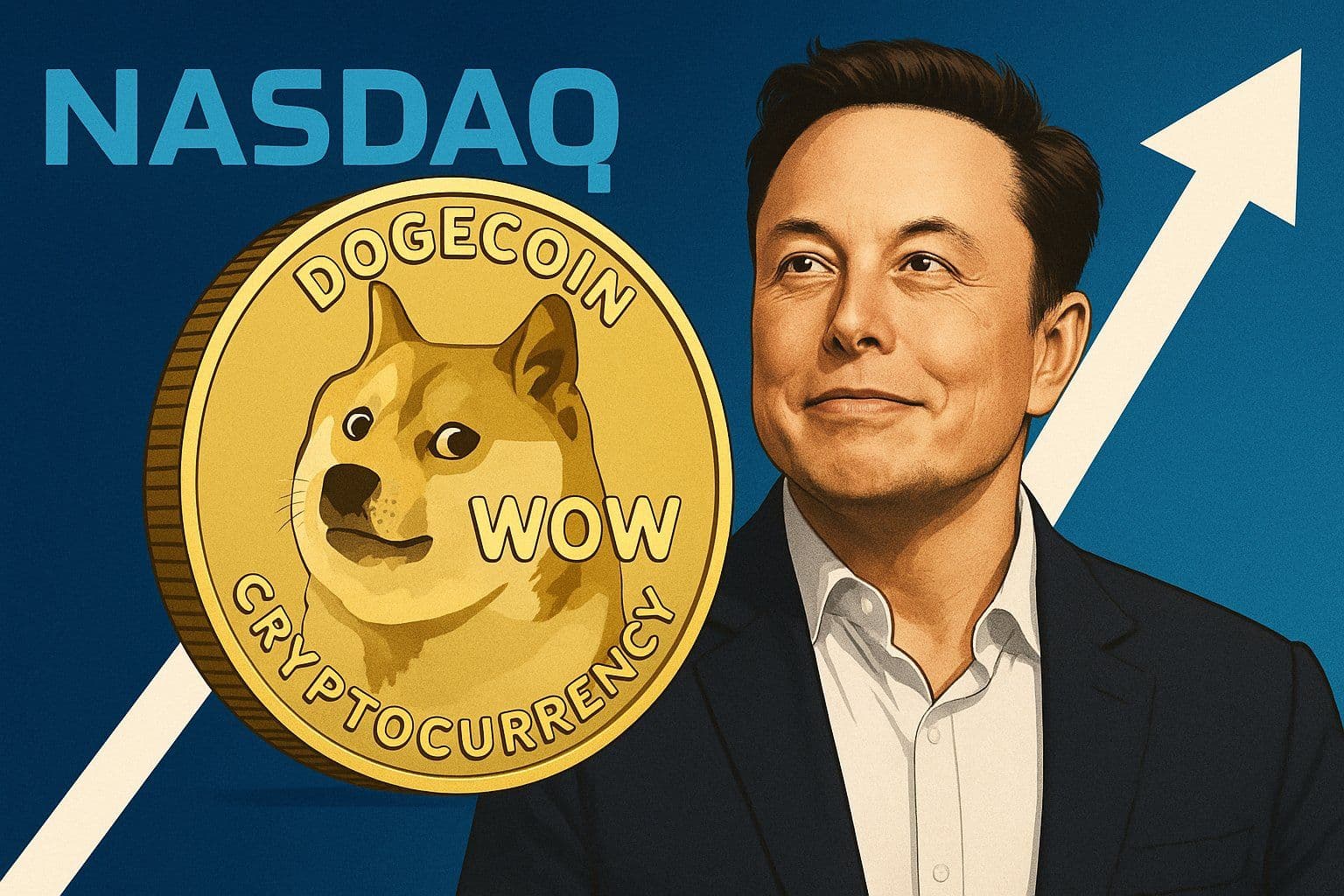 Dogecoin Ignites Market Buzz as NASDAQ Listing and Thumzup Partnership Rumors Circulate